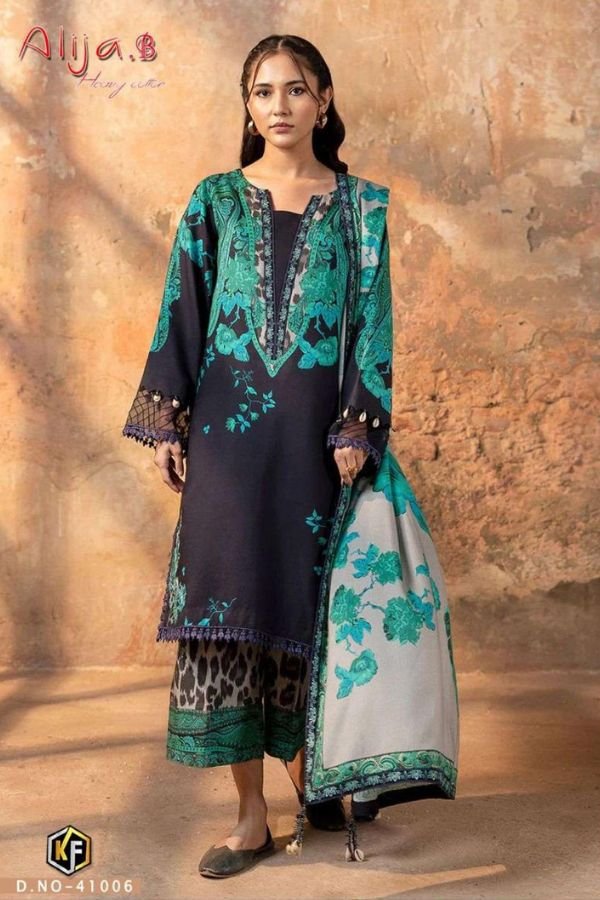 Keval Fab Alija. B Lawn Cotton Salwar Suit 41006