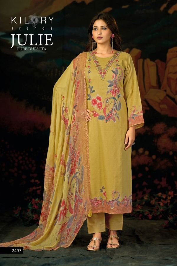 Kilory Trends Julie Lawn Cotton Ladies Salwar Suit 2453