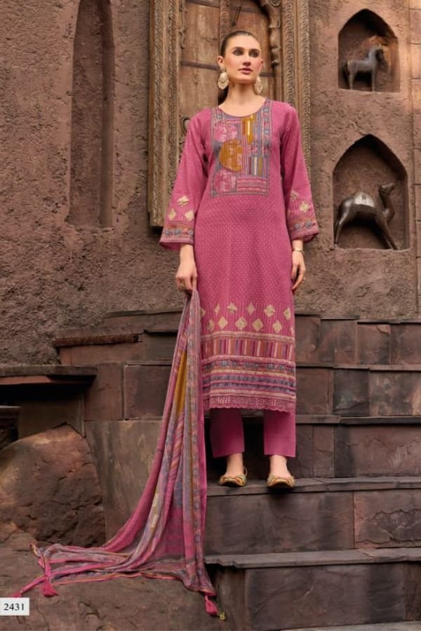 Kilory Trends Miraas Lawn Cotton Ladies Salwar Suit 2431