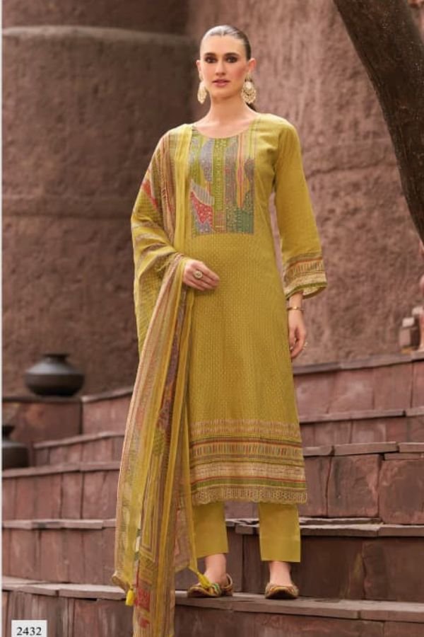 Kilory Trends Miraas Lawn Cotton Ladies Salwar Suit 2432