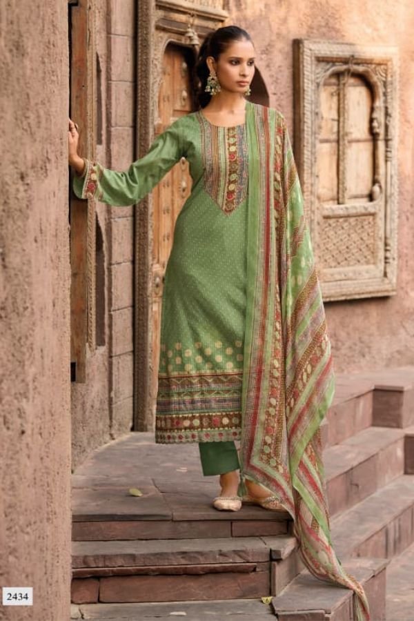 Kilory Trends Miraas Lawn Cotton Ladies Salwar Suit 2434