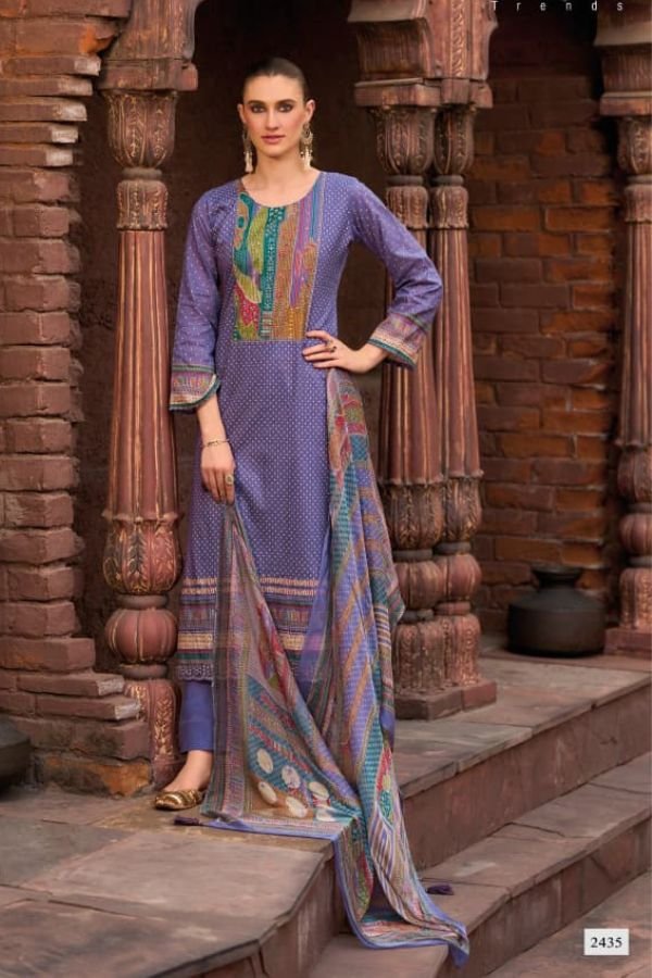 Kilory Trends Miraas Lawn Cotton Ladies Salwar Suit 2435
