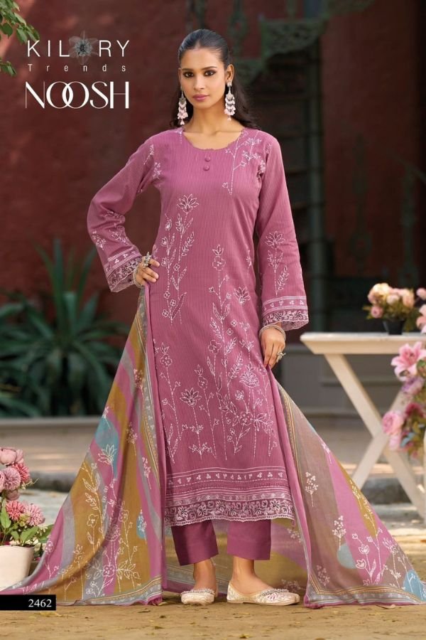 Kilory Trends Noosh Lawn Cotton Ladies Salwar Suit 2462