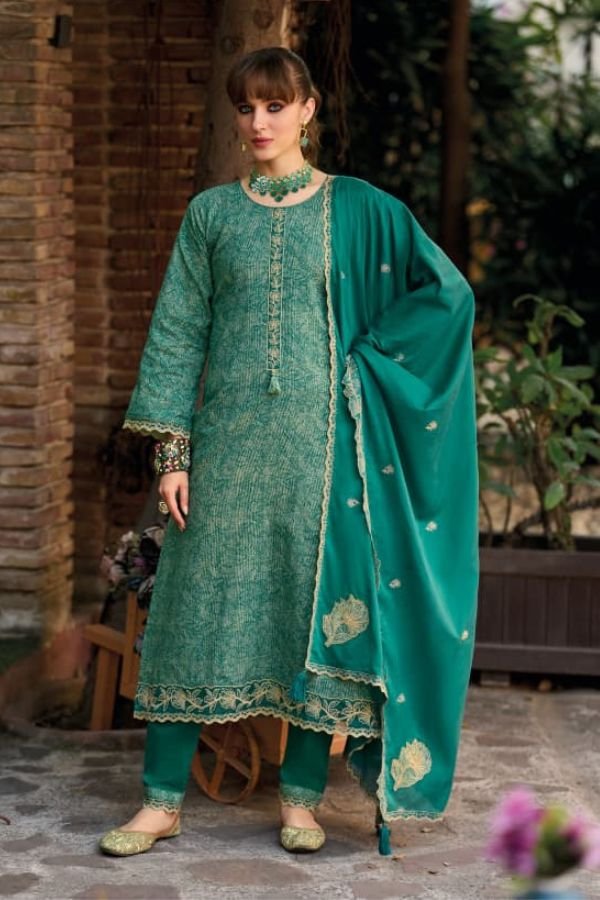 Kilory Trends Thread Story Pure Lawn Cotton Ladies Suit 2422