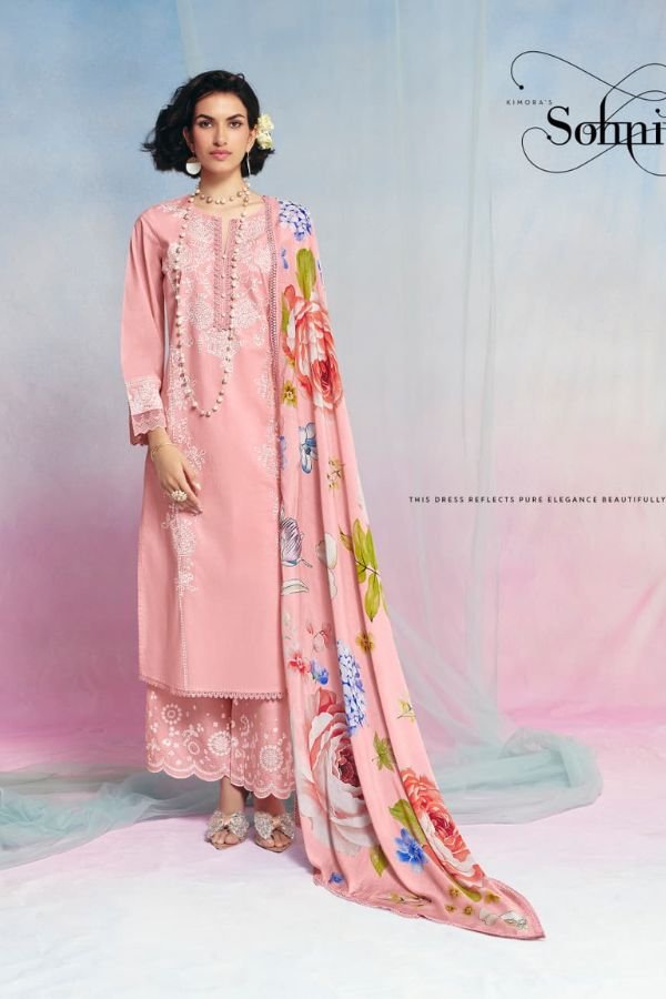 Kimora Fashion Fairy Pure Cotton Lawn Salwar Suit 691