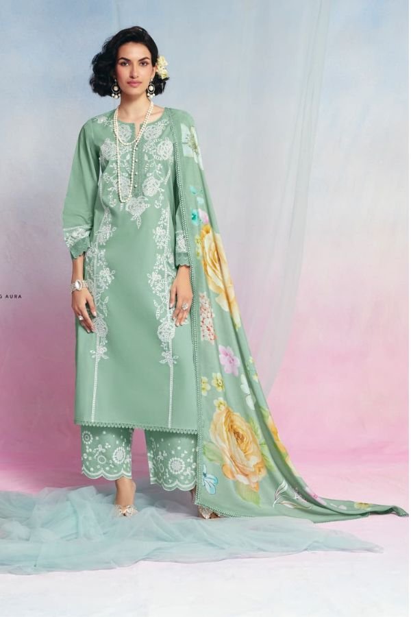 Kimora Fashion Fairy Pure Cotton Lawn Salwar Suit 694