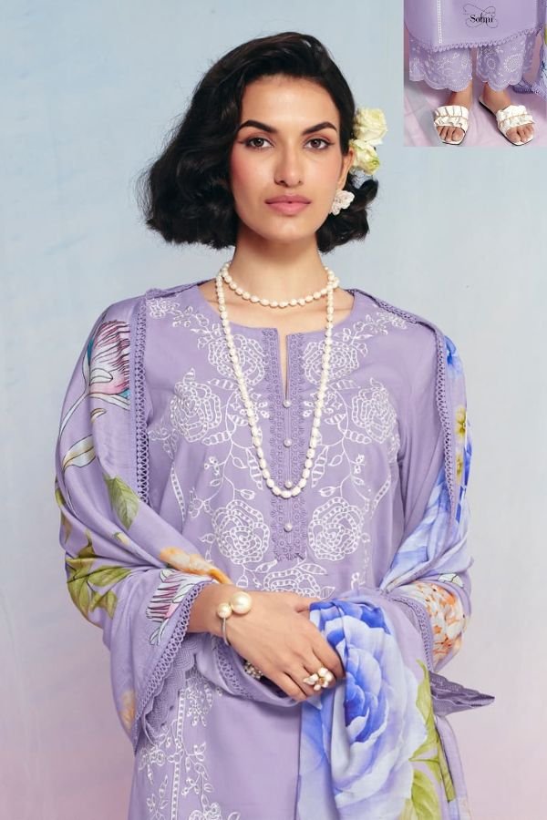 Kimora Fashion Fairy Pure Cotton Lawn Salwar Suit 693