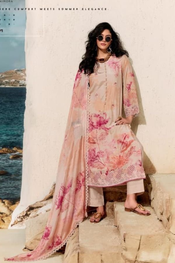 Kimora Fashion Heer Awesome Cotton Lawn Salwar Suit 9991