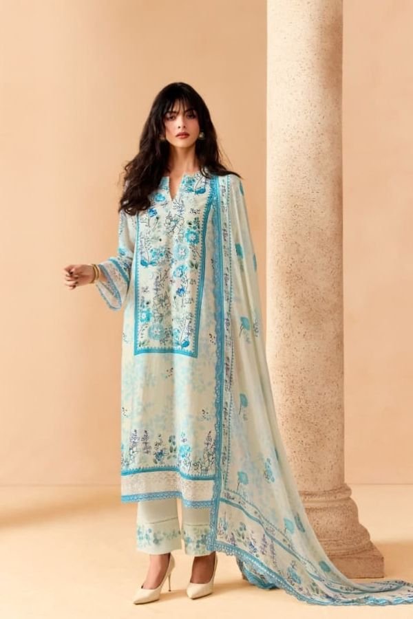 Kimora Fashion Heer Eternal Muslin Ladies Suit H-0001