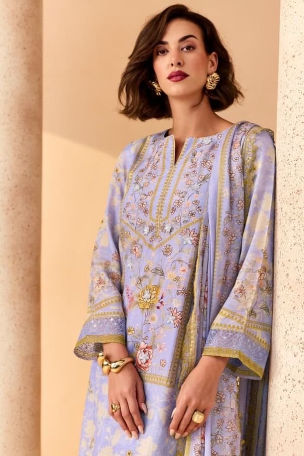 Kimora Fashion Heer Eternal Muslin Ladies Suit H-0006