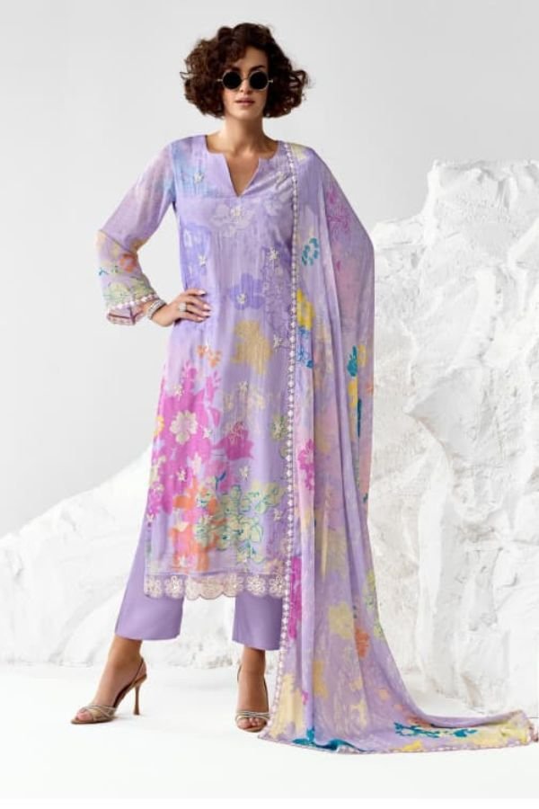 Kimora Fashion Heer Exclusive Pure Muslin Salwar Suit 9982