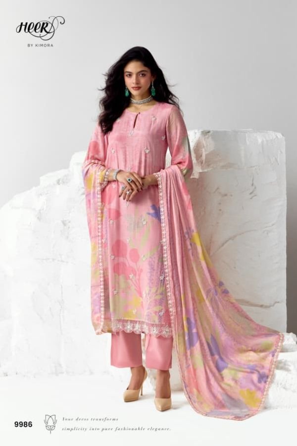 Kimora Fashion Heer Exclusive Pure Muslin Salwar Suit 9986