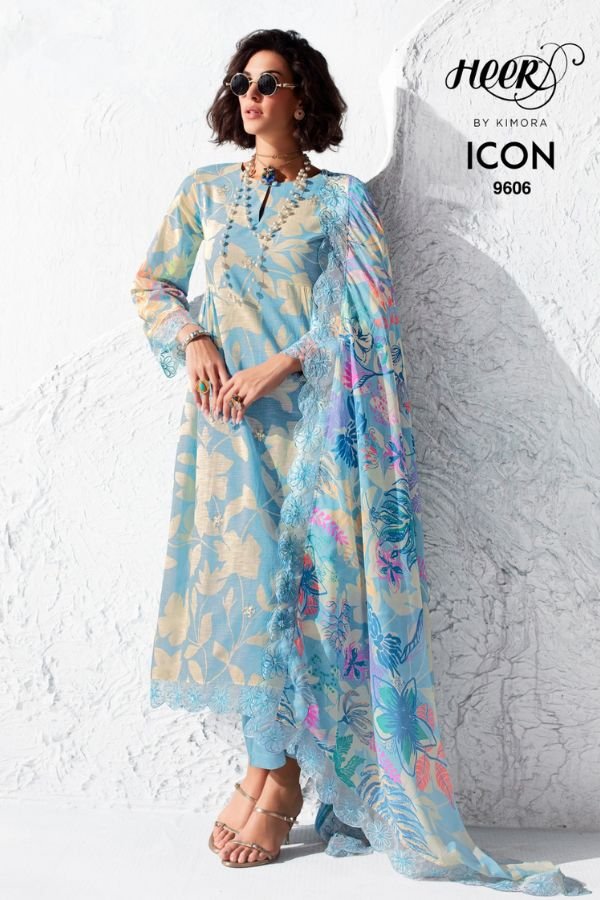 Kimora Fashion Heer Icon Hits Cotton Lawn Salwar Suit 9606