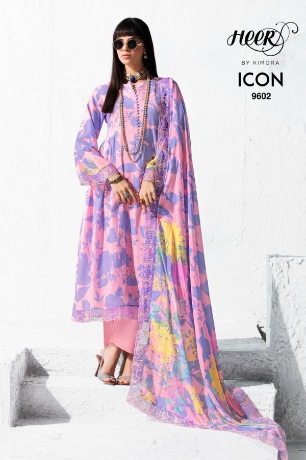 Kimora Fashion Heer Icon Hits Cotton Lawn Salwar Suit 9602