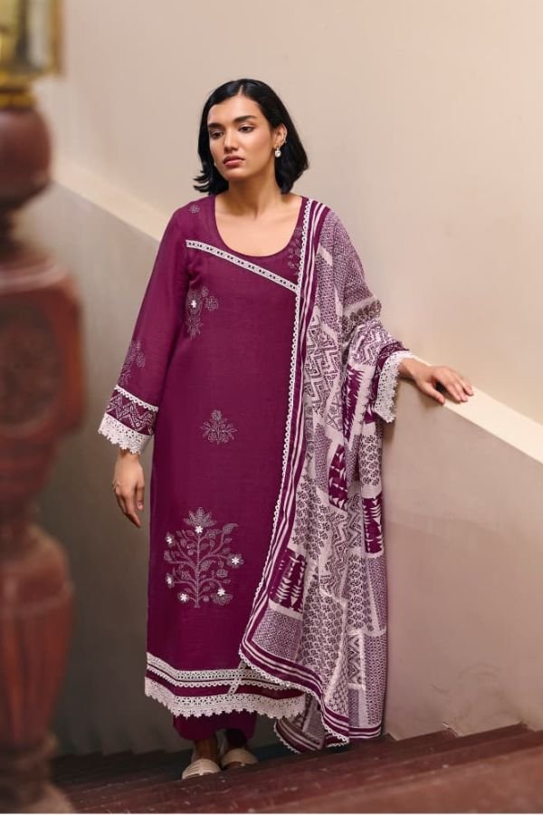 Kimora Fashion Heer Jharokha Pure Cotton Salwar Suit 2320