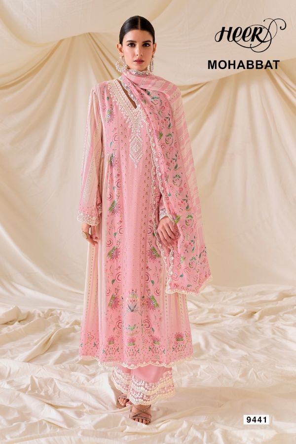 Kimora Fashion Mohabbat Pure Muslin Salwar Suit 9441