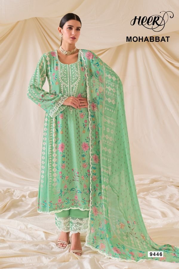 Kimora Fashion Mohabbat Pure Muslin Salwar Suit 9446