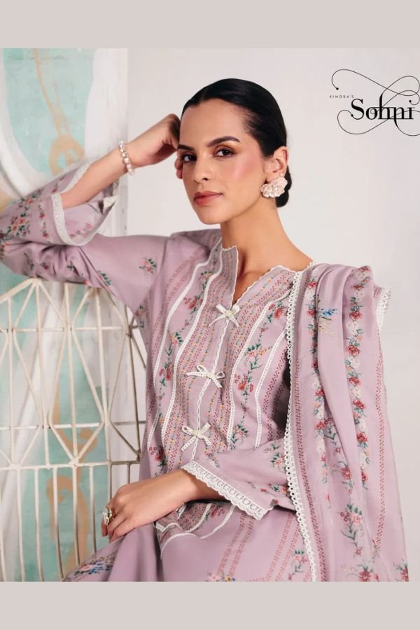 Kimora Fashion Sohni Dreamy Cotton Lawn Salwar Suit 653