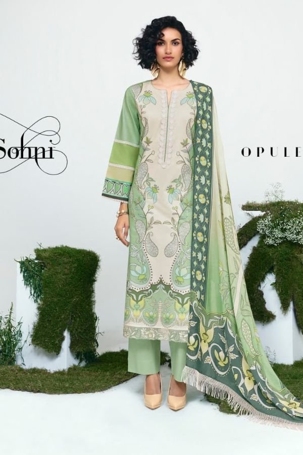 Kimora Fashion Sohni Garden Pure Cotton Lawn Suit 662