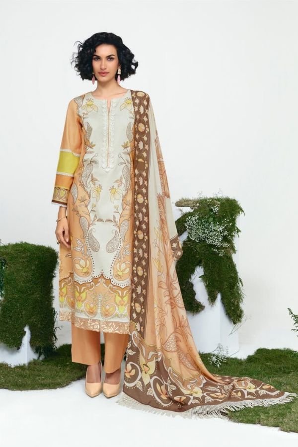 Kimora Fashion Sohni Garden Pure Cotton Lawn Suit 664