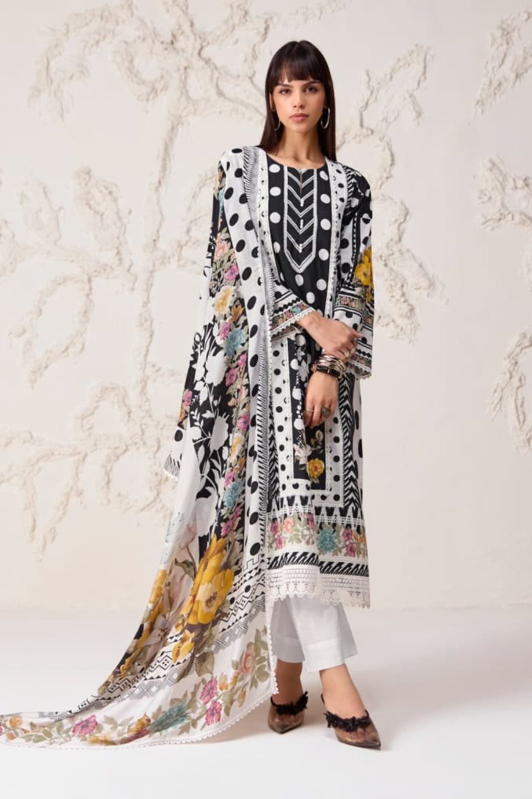 Kimora Fashion Sohni Polka Cotton Salwar Suit 812