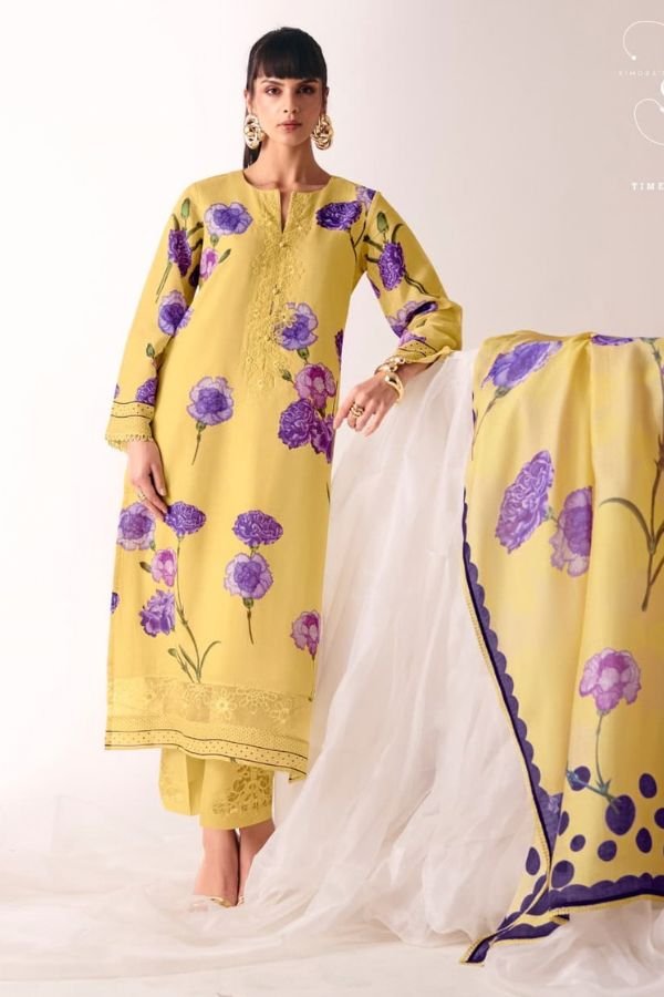 Kimora Fashion Sohni Pop Up Cotton Lawn Salwar Suit 612