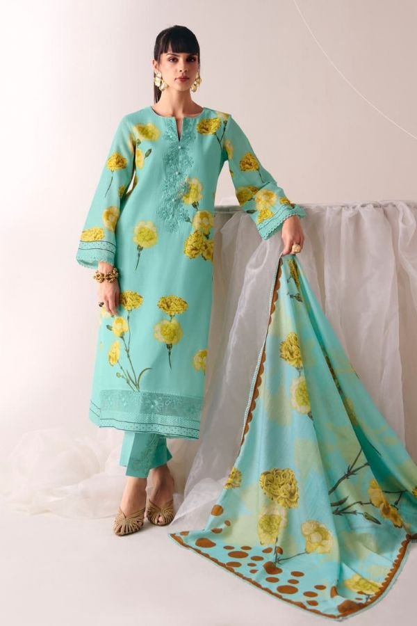 Kimora Fashion Sohni Pop Up Cotton Lawn Salwar Suit 613