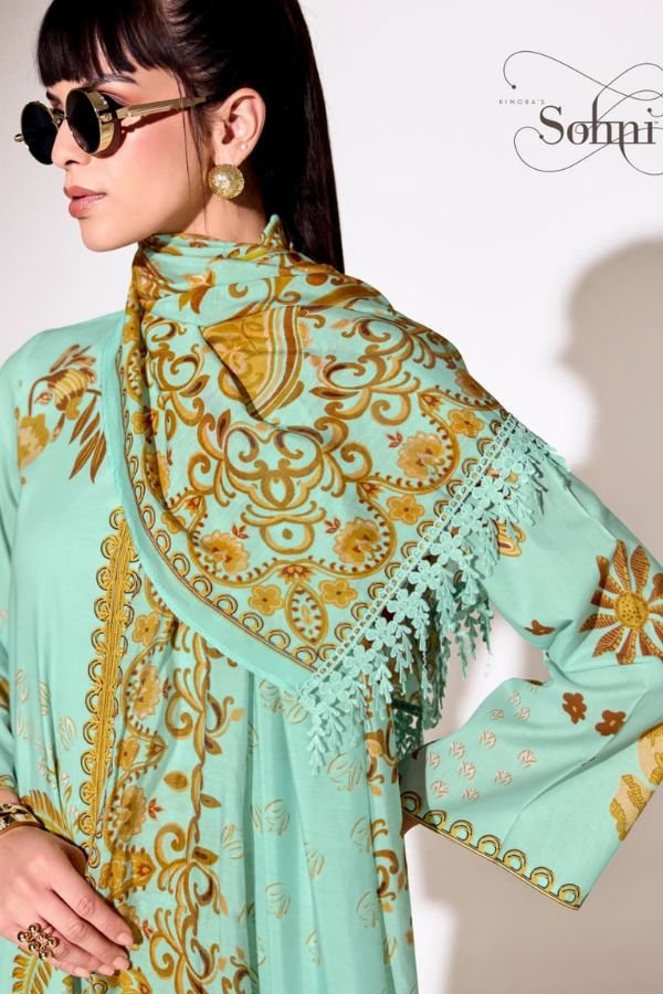 Kimora Fashion Sohni Sweetheart Pure Cotton Lawn Suit 673