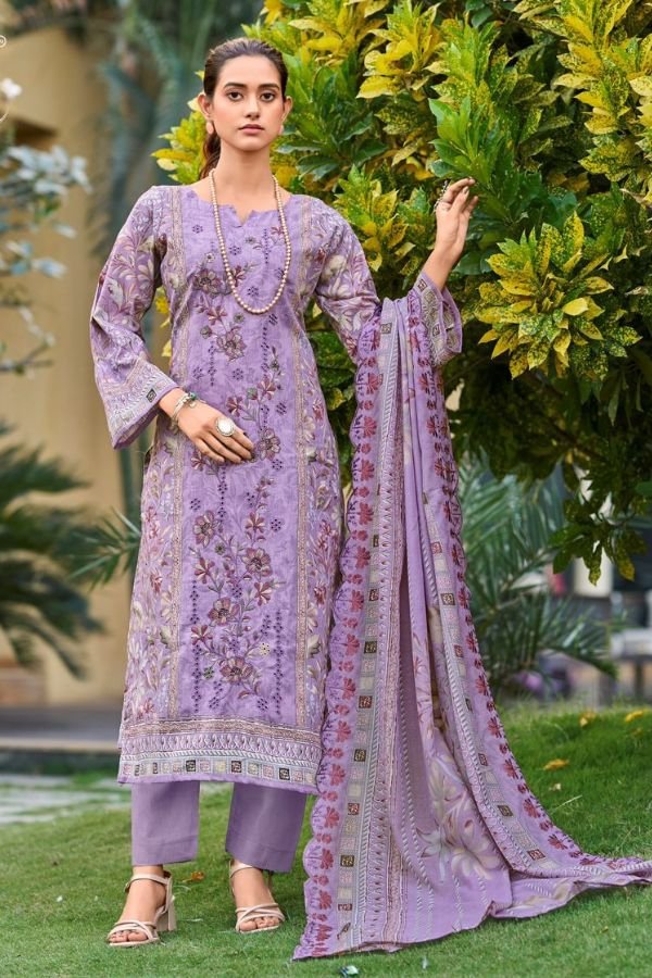 Levisha Madubala 13 Camric Lawn Cotton Ladies Suit 13015