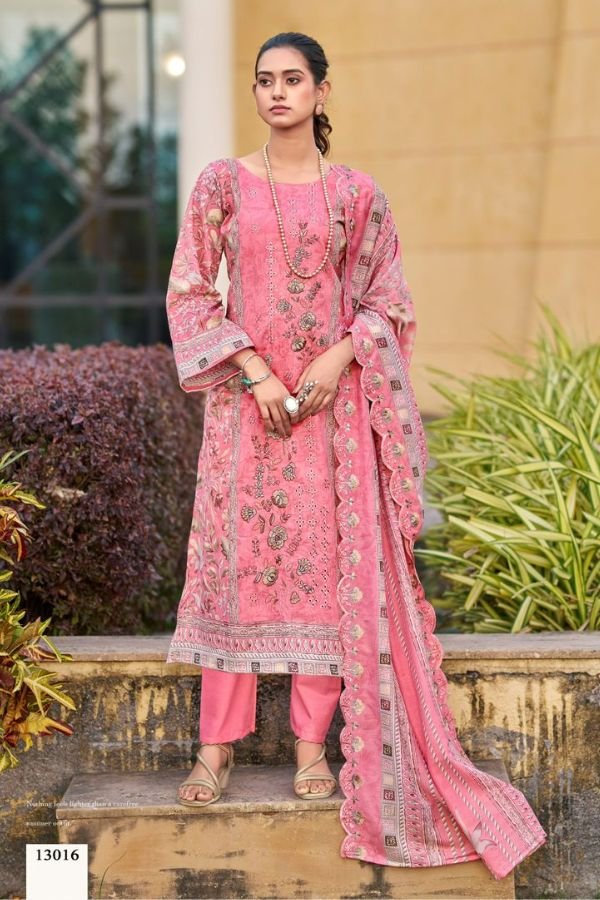Levisha Madubala 13 Camric Lawn Cotton Ladies Suit 13016