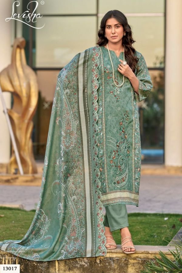 Levisha Madubala 13 Camric Lawn Cotton Ladies Suit 13017