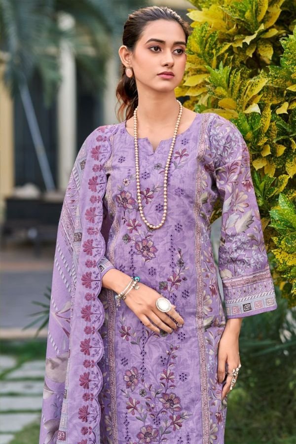 Levisha Madubala 13 Camric Lawn Cotton Ladies Suit 13015