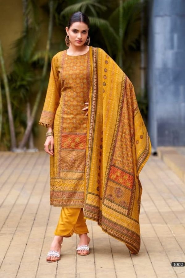 Mumtaz Arts Amour Ladies Unstitched Suit 1002