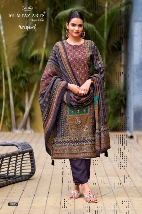 Mumtaz Arts Amour Ladies Unstitched Suit 1005