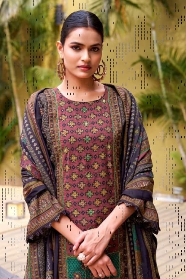 Mumtaz Arts Amour Ladies Unstitched Suit 1005