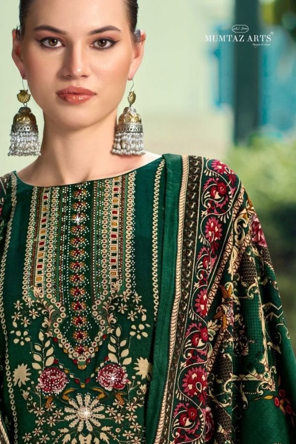 Mumtaz Arts Kashmir Beauty Rayon Ladies Unstitched Suit 1001-01