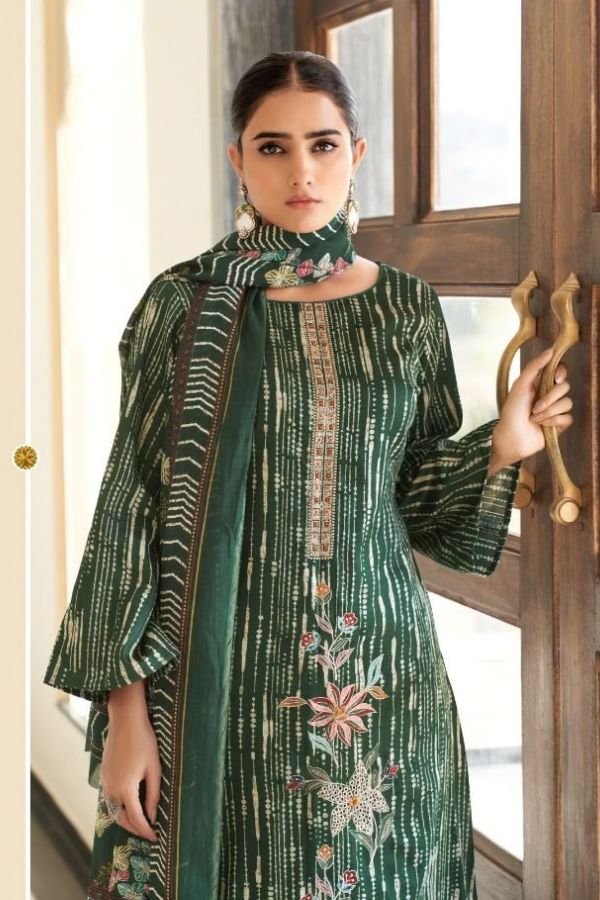 Mumtaz Arts Kashmira Jam Ladies Unstitched Suit 1102
