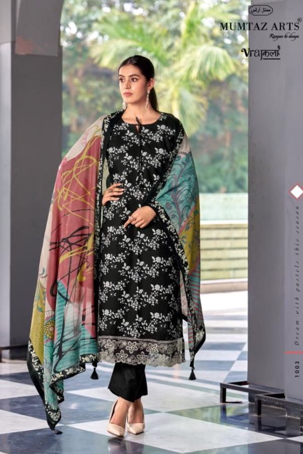 Mumtaz Arts Khwaab Jam ladies Unstitched Suits 1003