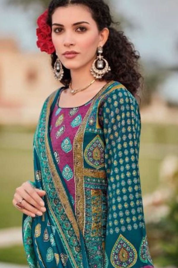 Mumtaz Arts Navya Muslin ladies Unstitched Suit 103