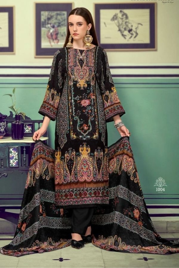 Mumtaz Arts Saanjh Rayon Ladies Unstitched Suit 1001-03