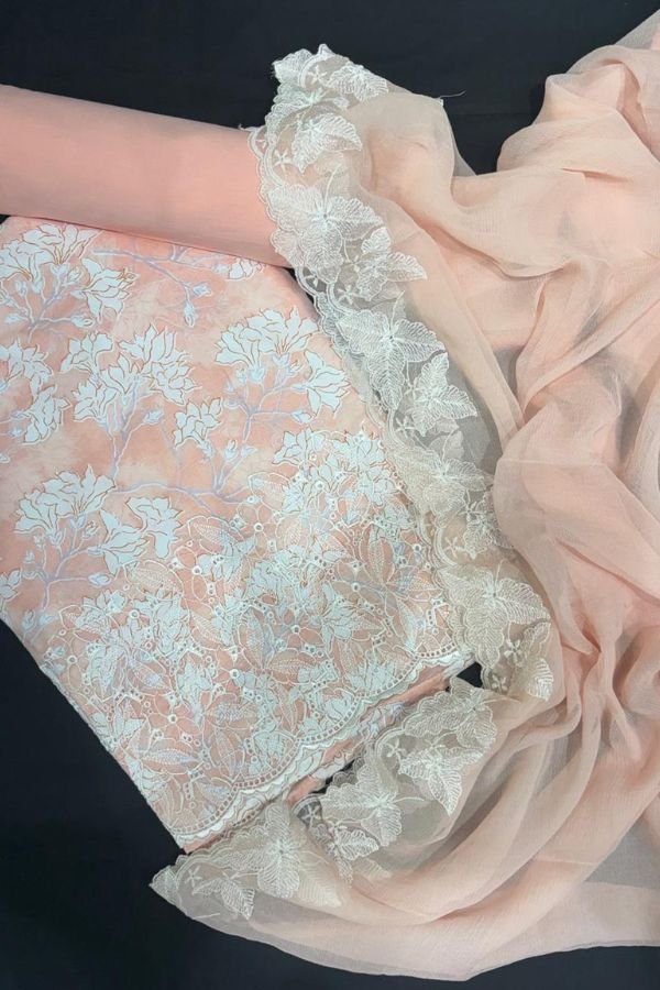 Naariti Chahal Brasso Unstitched Ladies Suit AGOG-02