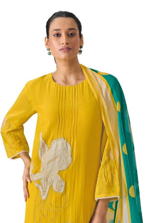 Omtex Mireya Mal Chanderi Silk Ladies Suit 15211-A