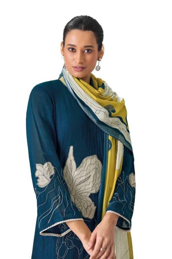 Omtex Mireya Mal Chanderi Silk Ladies Suit 15211-B