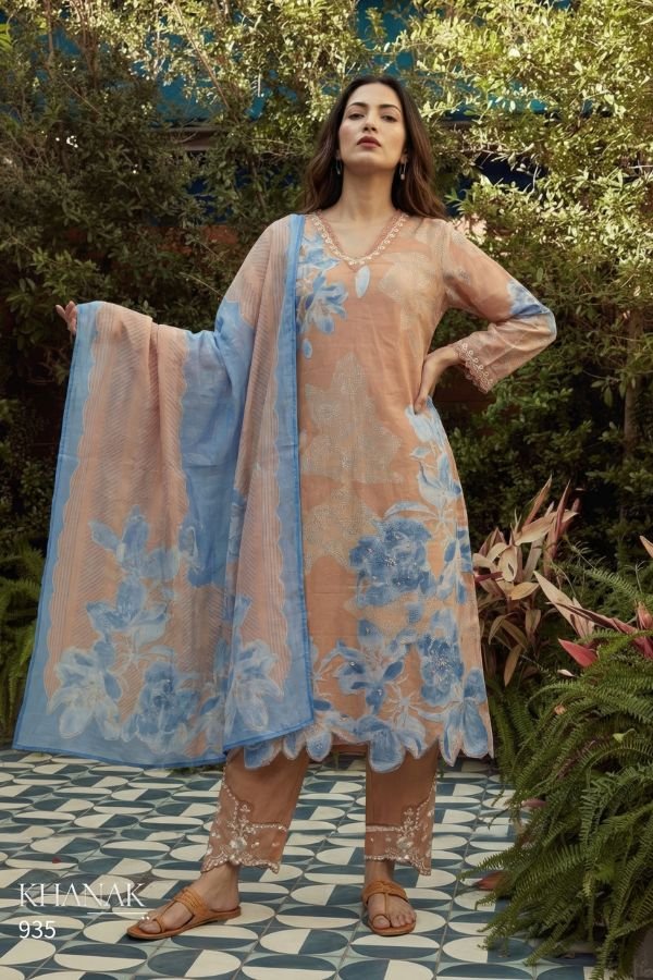 Sahiba Khanak Pure Cotton Lawn Ladies Printed Salwar Suit 935