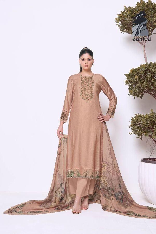 Sahiba Madhulika Silk Ladies Salwar Suit 1621