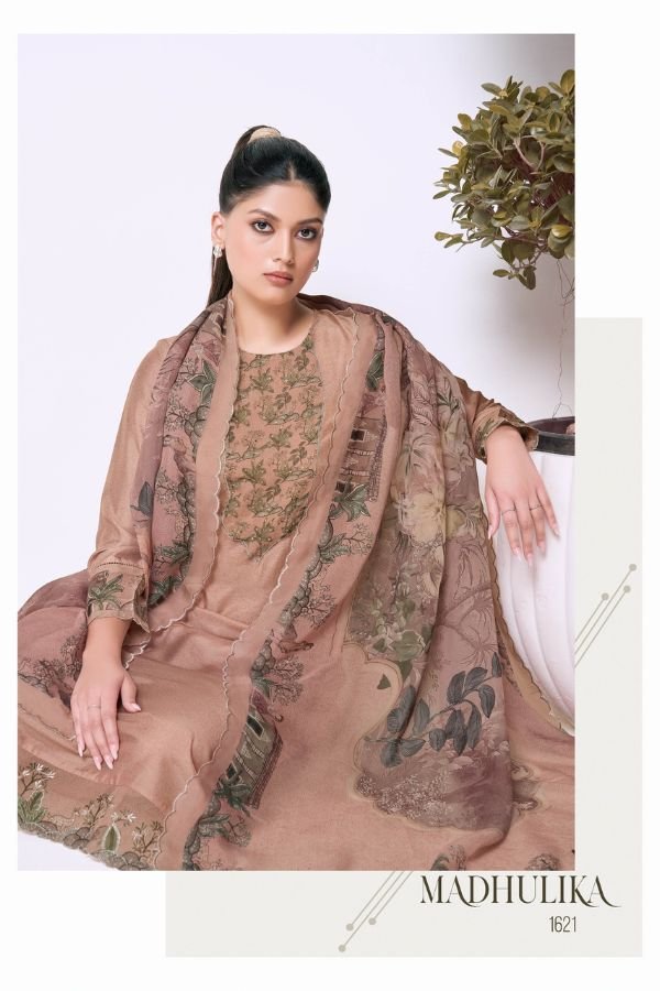 Sahiba Madhulika Silk Ladies Salwar Suit 1621