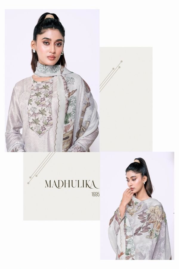 Sahiba Madhulika Silk Ladies Salwar Suit 1695