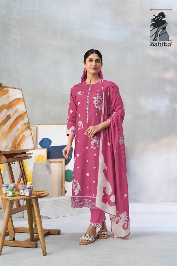 Sahiba Sarg Rang Roop Cotton Ladies Salwar Suit 368