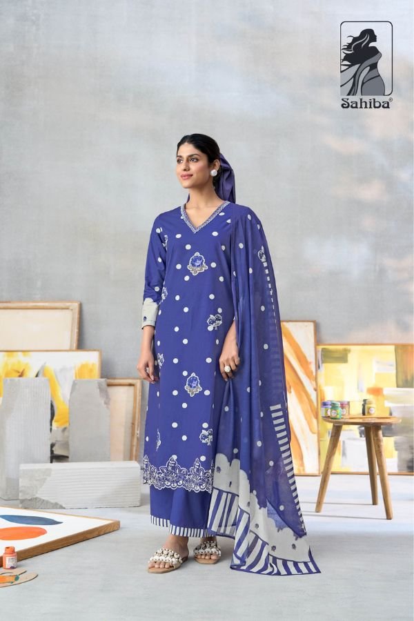 Sahiba Sarg Rang Roop Cotton Ladies Salwar Suit 392