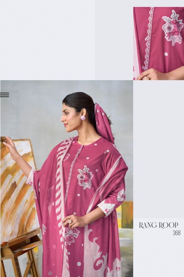 Sahiba Sarg Rang Roop Cotton Ladies Salwar Suit 368